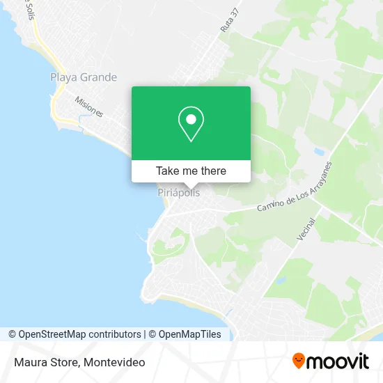 Maura Store map
