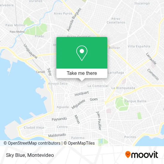 Sky Blue map