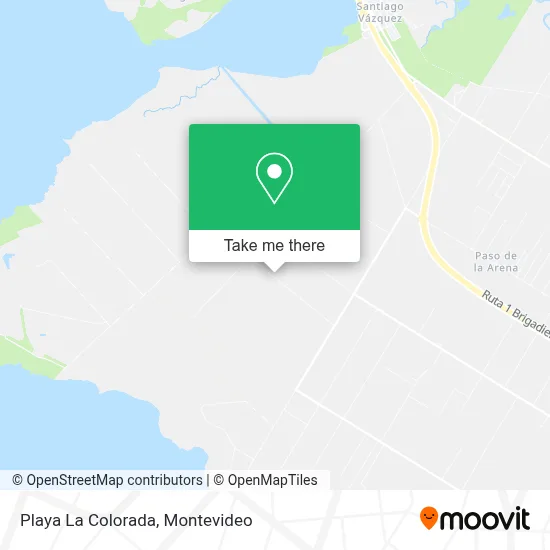 Playa La Colorada map