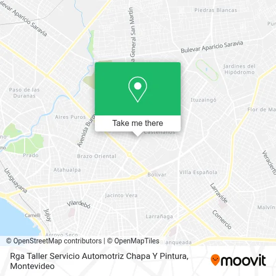 Rga Taller Servicio Automotriz Chapa Y Pintura map