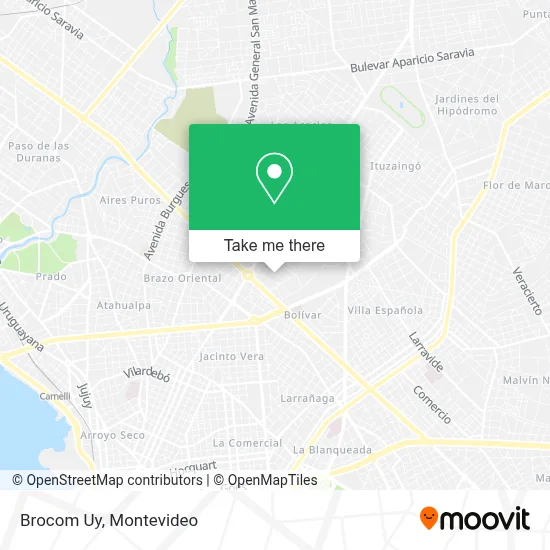 Brocom Uy map