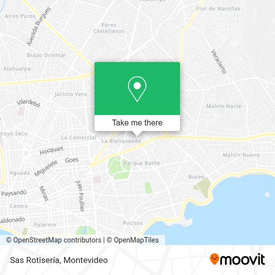 Sas Rotisería map