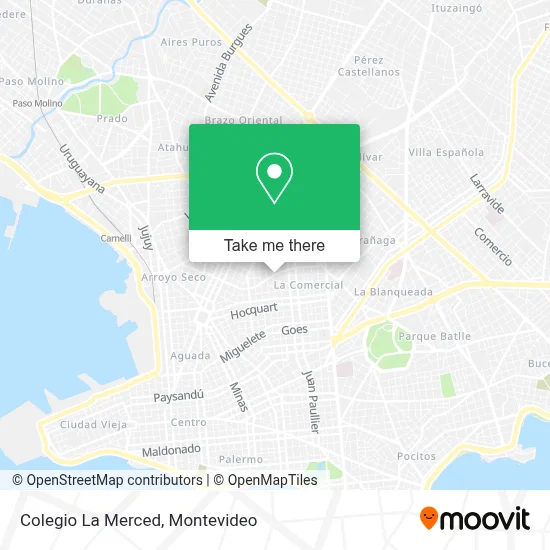 Colegio La Merced map