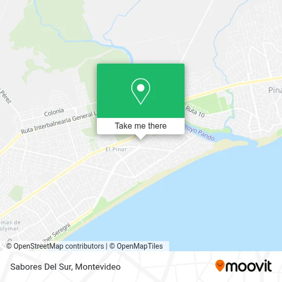 Sabores Del Sur map