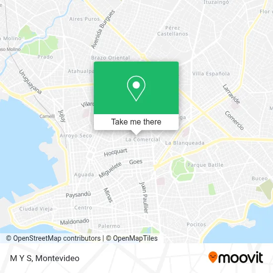 M Y S map