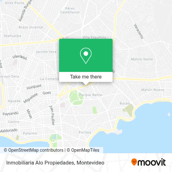 Inmobiliaria Alo Propiedades map