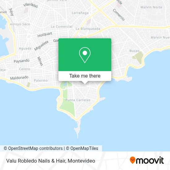 Valu Robledo Nails & Hair map