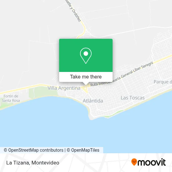 La Tizana map