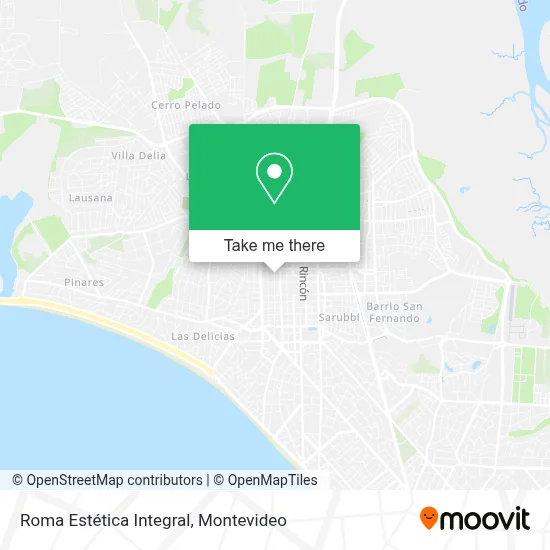 Roma Estética Integral map