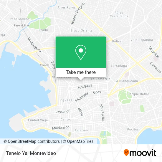 Tenelo Ya map