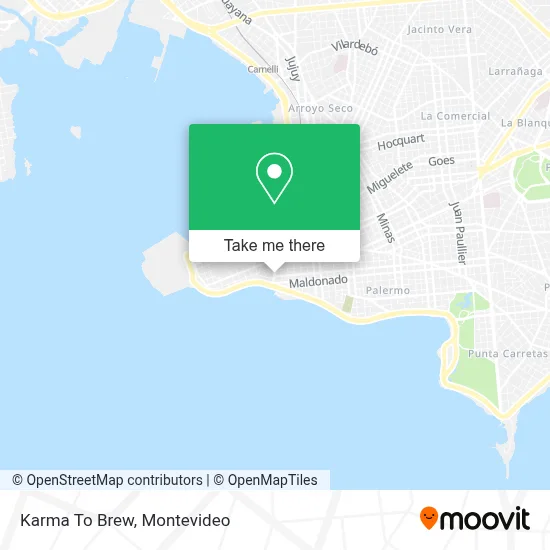 Karma To Brew map