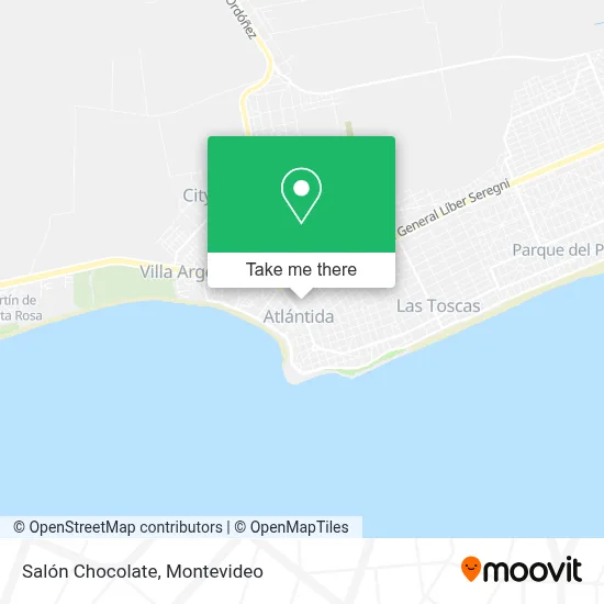 Salón Chocolate map