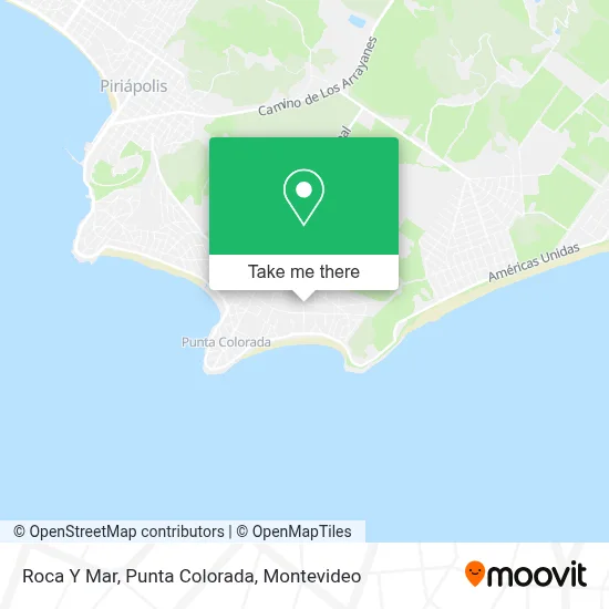 Roca Y Mar, Punta Colorada map