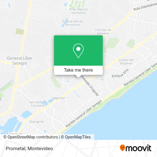 Prometal map