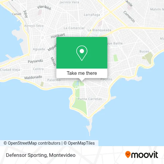 Defensor Sporting map