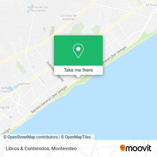 Libros & Contenidos map