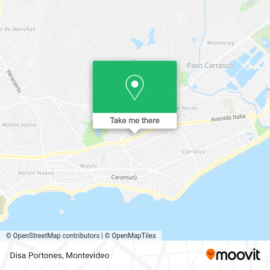 Disa Portones map