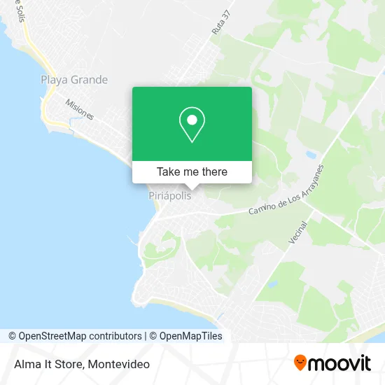 Alma It Store map