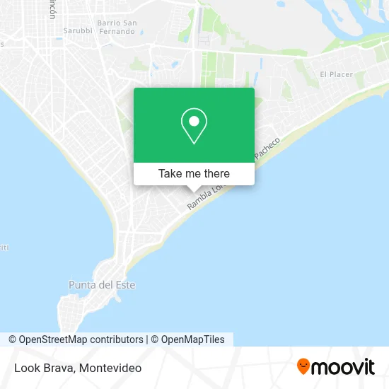 Look Brava map