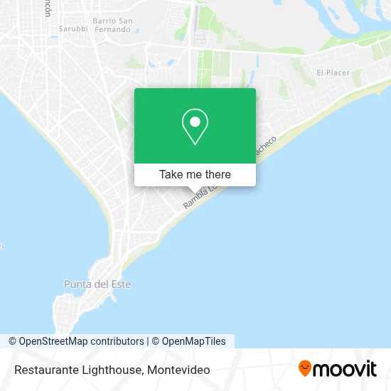 Restaurante Lighthouse map