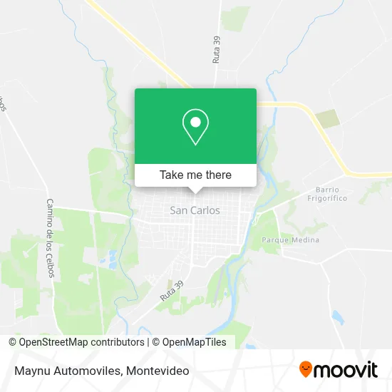 Maynu Automoviles map
