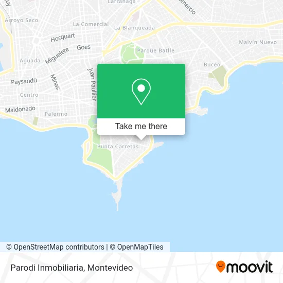 Parodi Inmobiliaria map
