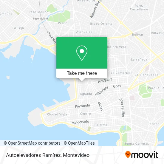 Autoelevadores Ramírez map