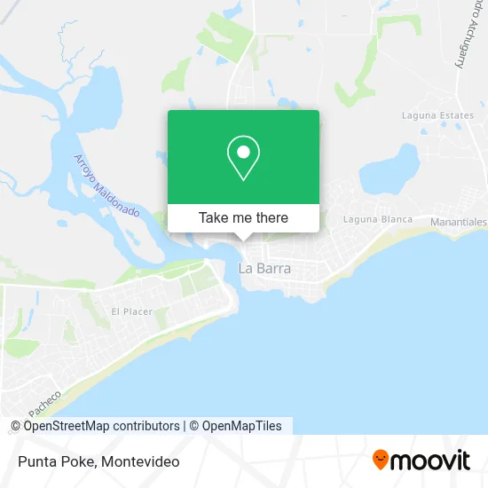 Punta Poke map