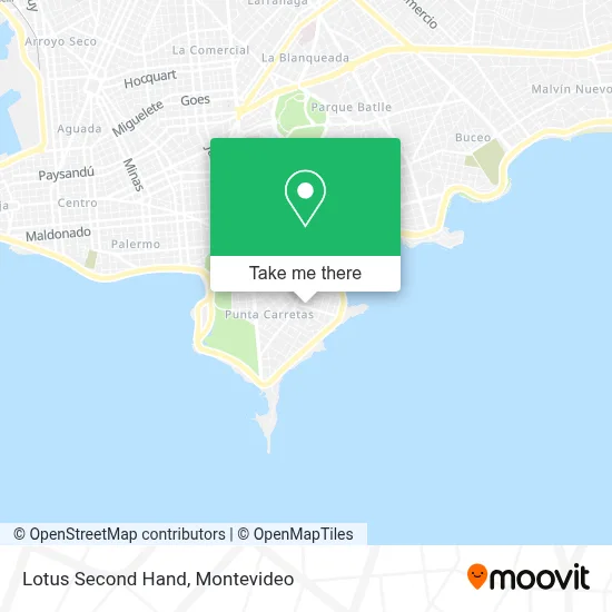 Lotus Second Hand map