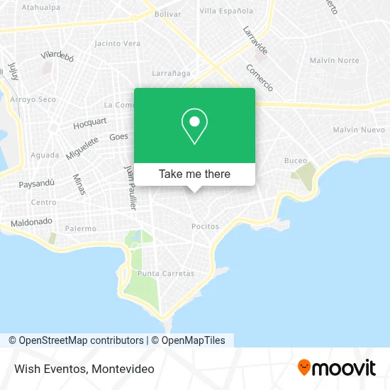 Wish Eventos map