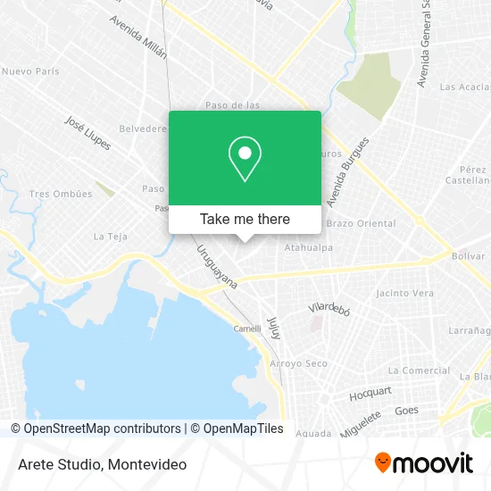 Arete Studio map