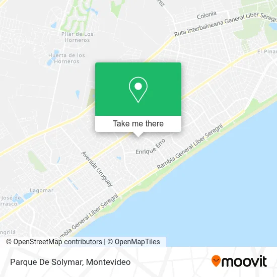 Parque De Solymar map