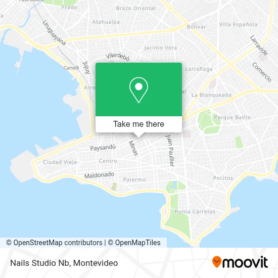 Nails Studio Nb map