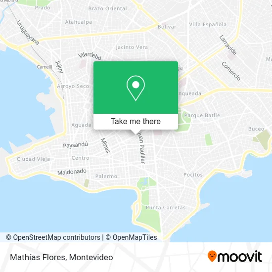 Mathías Flores map