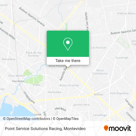 Point Service Solutions Racing map