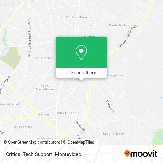 Critical Tech Support map