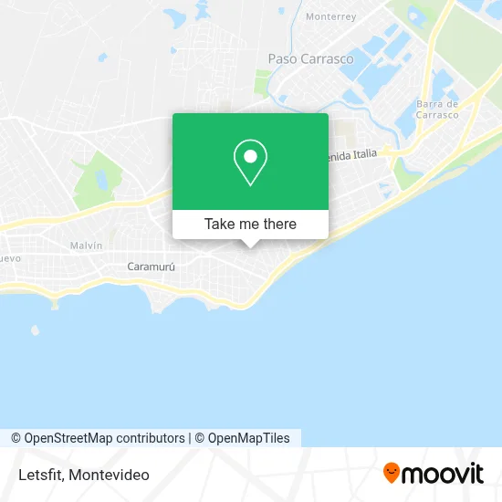 Letsfit map