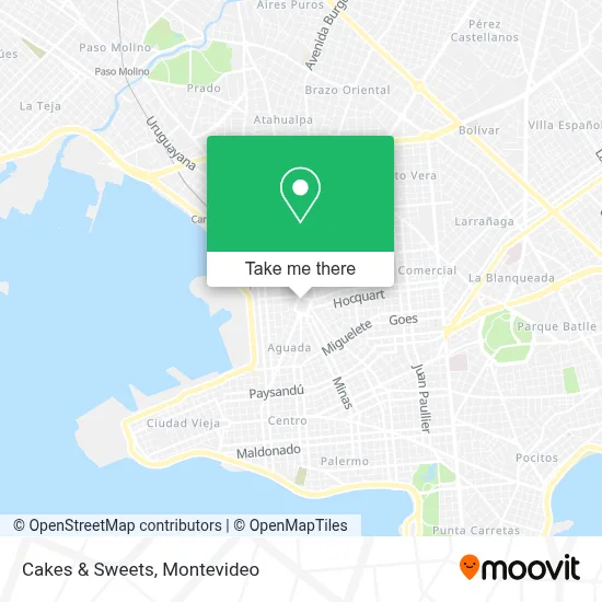 Cakes & Sweets map