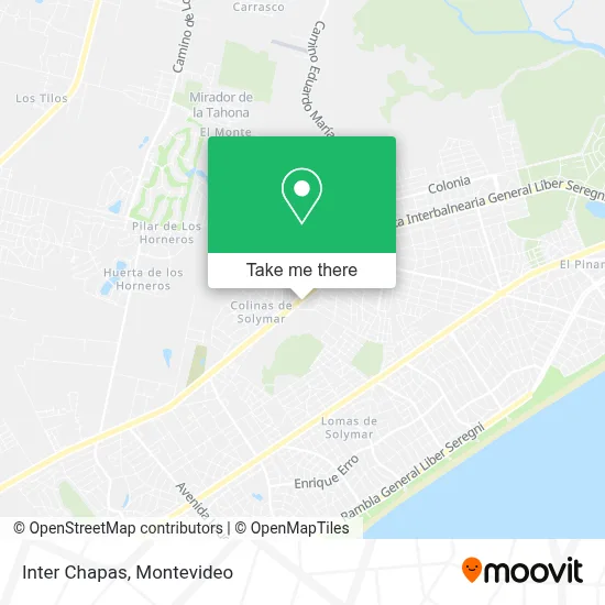 Inter Chapas map