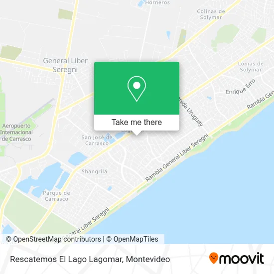 Rescatemos El Lago Lagomar map