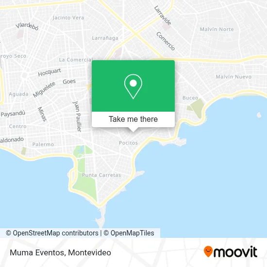 Muma Eventos map