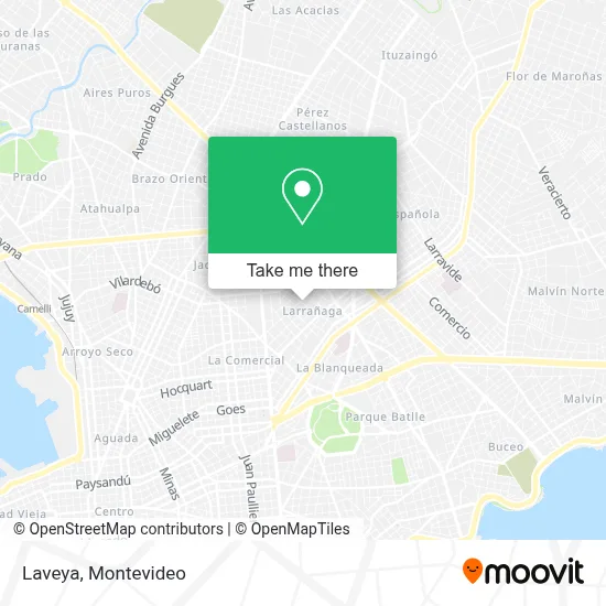 Laveya map