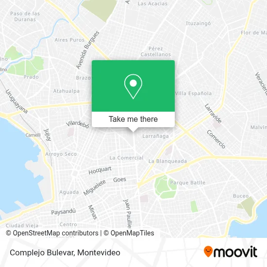 Complejo Bulevar map