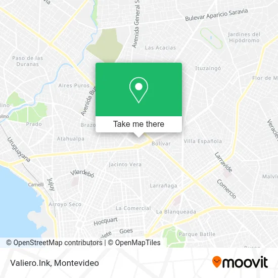 Valiero.Ink map