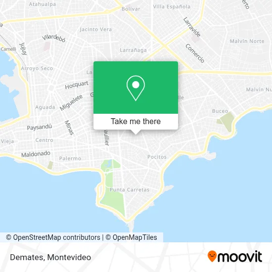 Demates map