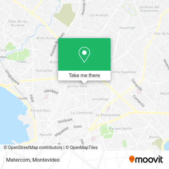 Matercom map