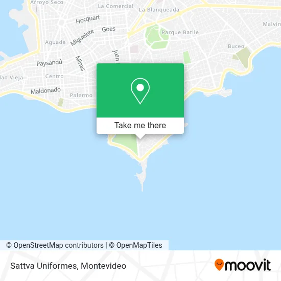 Sattva Uniformes map