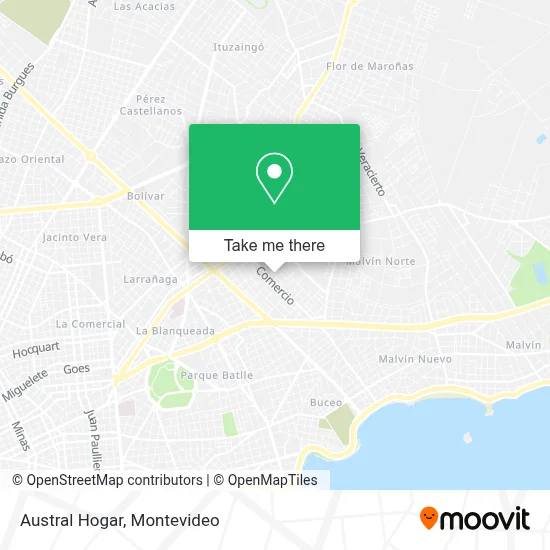 Austral Hogar map