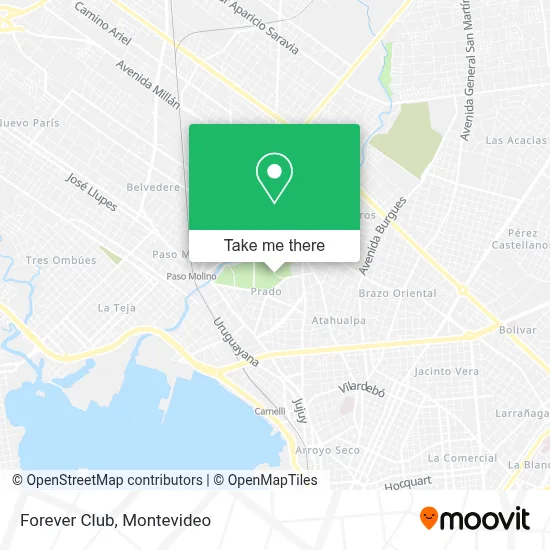 Forever Club map