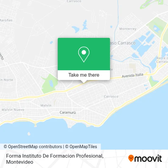 Forma Instituto De Formacion Profesional map